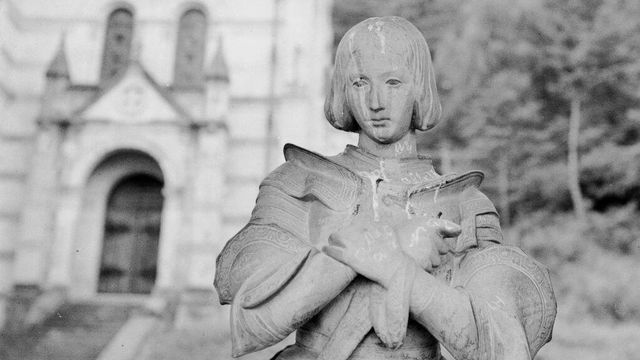 Estatua de Juana de Arco. (Getty/Three Lions)