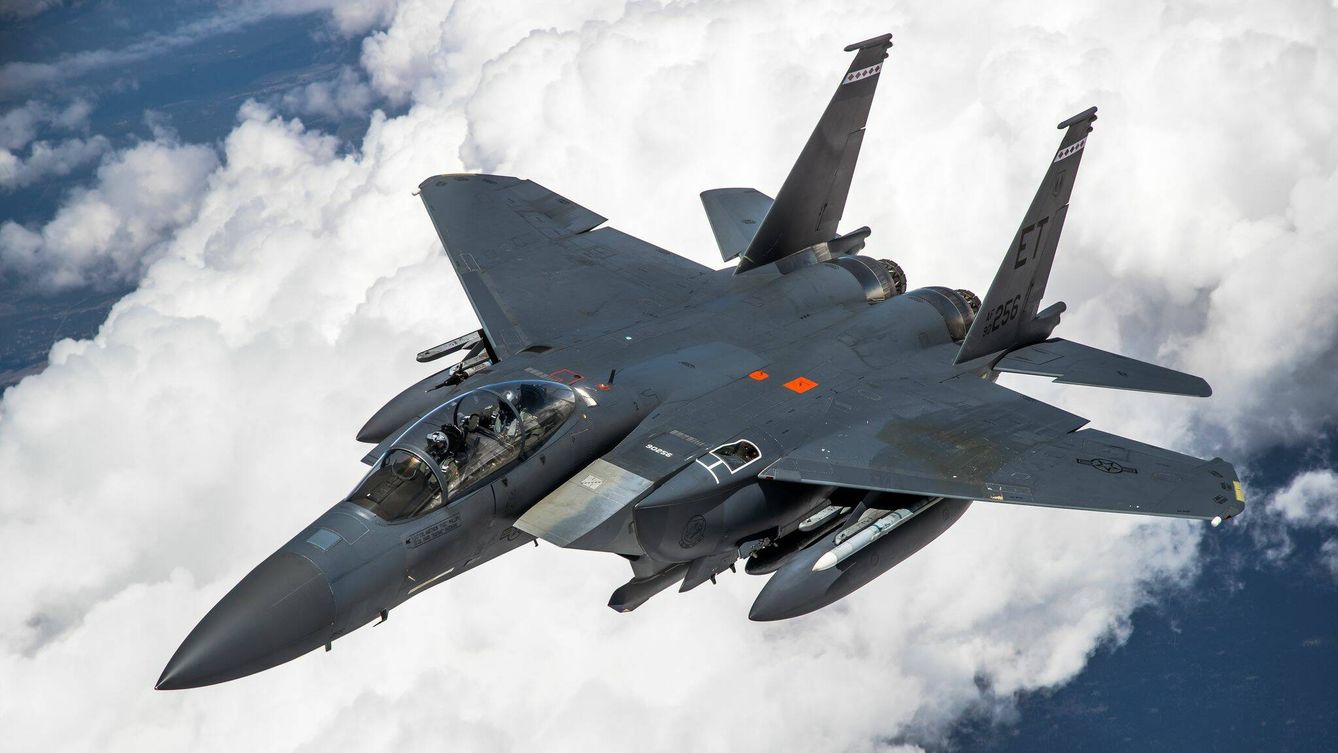 El nuevo F-15EX Strike Eagle II es el caza norteamericano más potente. (USAF/Boeing)