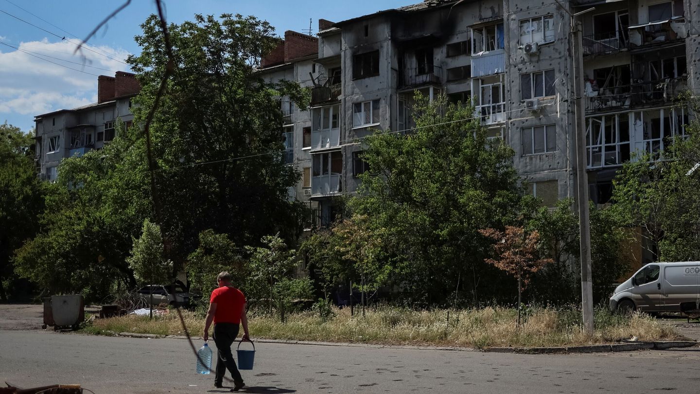 Bombardeos sobre Sloviansk. (Reuters/Gleb Garanich)