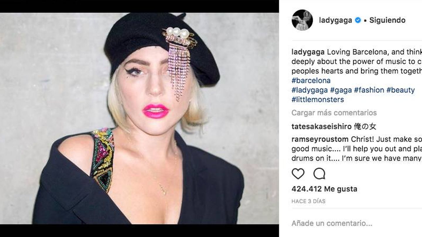 Lady Gaga. (Instagram)
