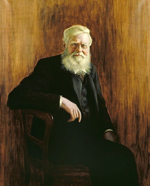 Retrato de Alfred Russel Wallace (EFE/NHML) 