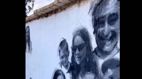 Un pueblo de la España vaciada pinta a todos sus habitantes en un mural