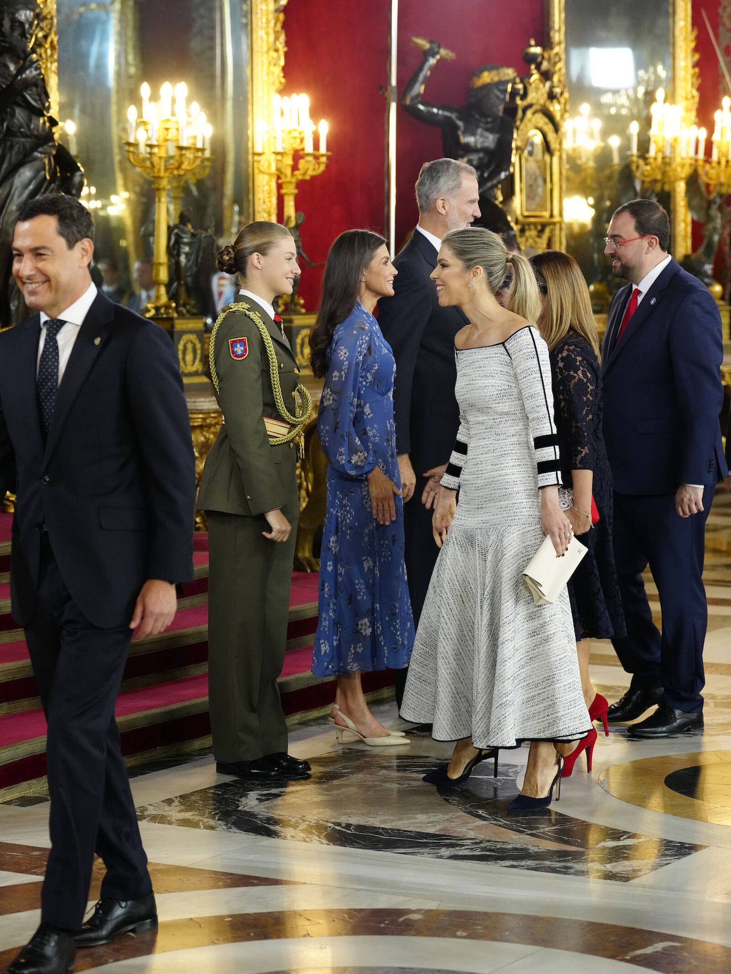 Manuela Villena, en la recepción del Palacio Real. (Limited Pictures)