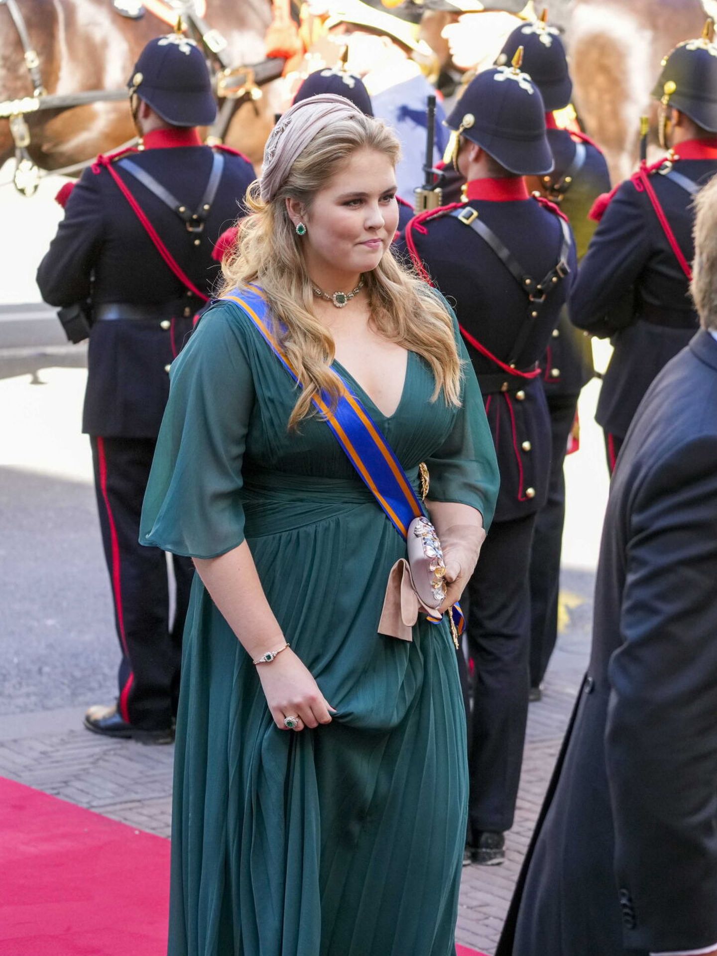 La princesa Amalia, con vestido de Asos Design. (EFE/Sander Koning) 