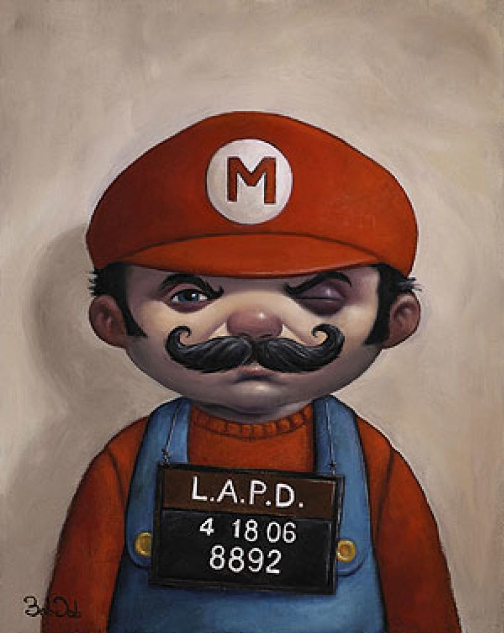 Foto: El arte reinterpreta a Súper Mario, el nuevo Sísifo