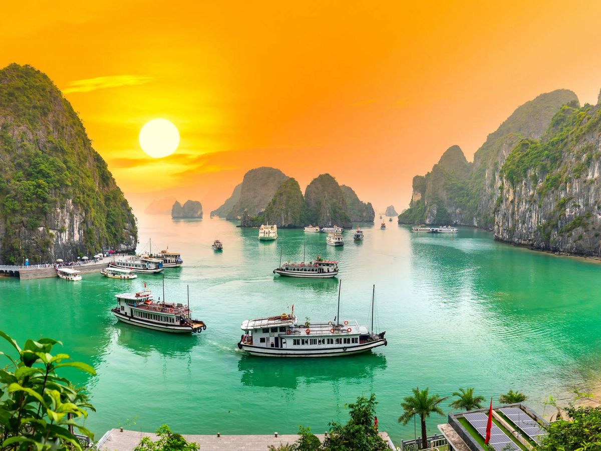Foto: Puesta de sol de ensueño en Vietnam (Fuente: iStock)