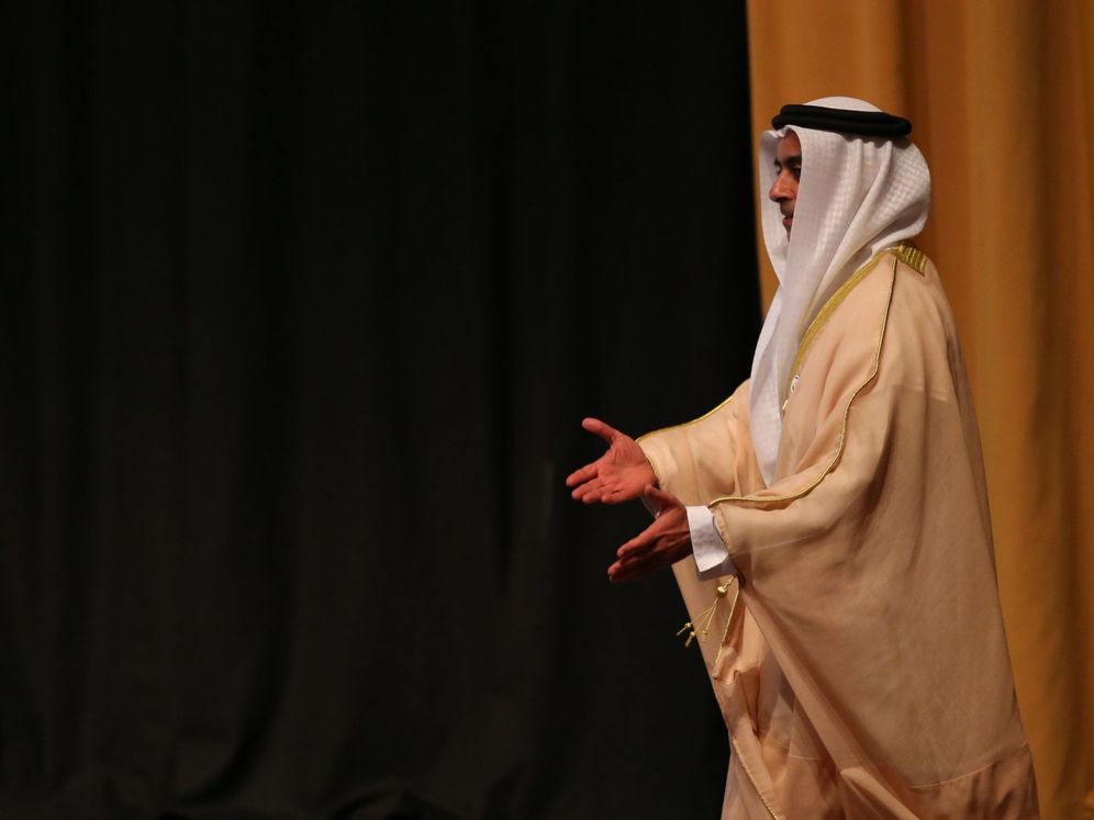 Foto: Foto de archivo de un alto responsable de Abu Dabi en la reunión del clima celebrada en Emiratos Árabes. (EFE)