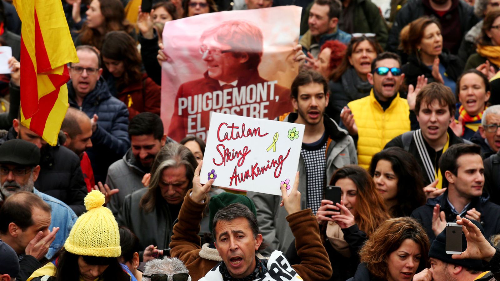Foto: Manifestación de este sábado en Barcelona. 