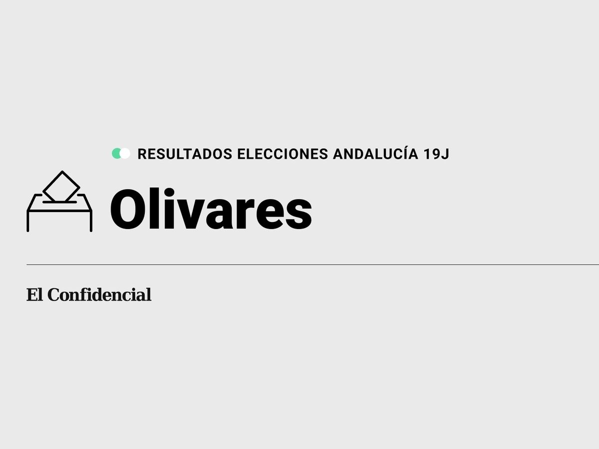 Foto: Resultados en Olivares, Sevilla, de las elecciones de Andalucía 2022 este 19-J (C.C./Diseño EC)