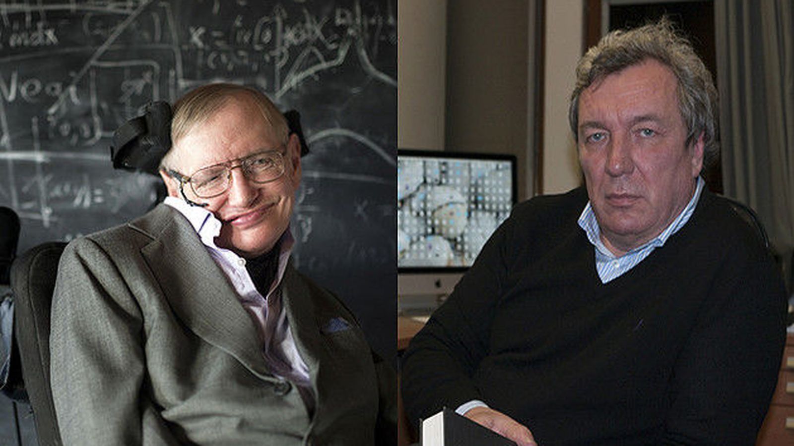 Foto: Los físicos Hawking y Mukhanov han ganado el Premio Fronteras del Conocimiento. (Fundación BBVA)