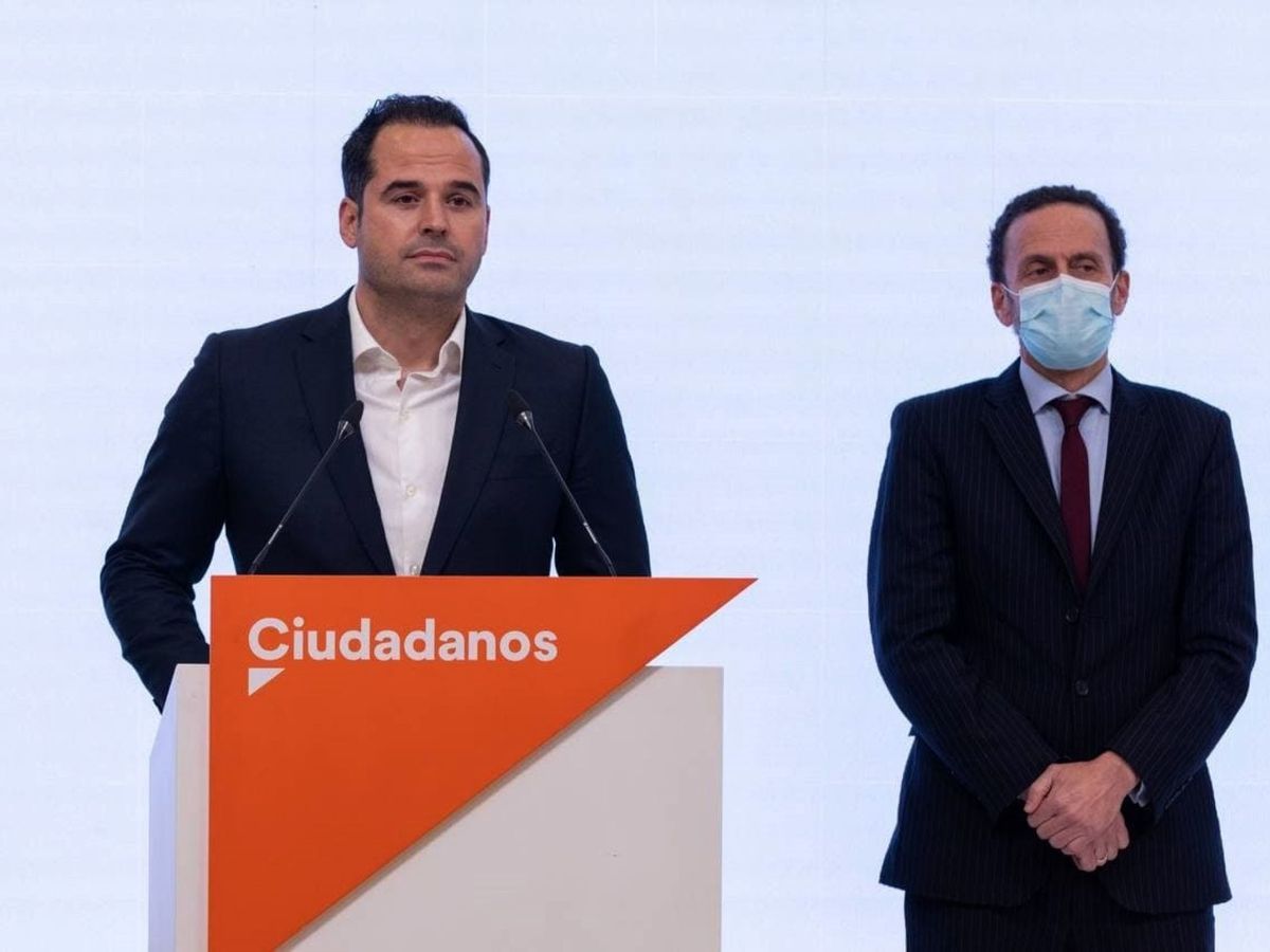 Foto: Ignacio Aguado (i) junto a Edmundo Bal. (EFE/ Ciudadanos)
