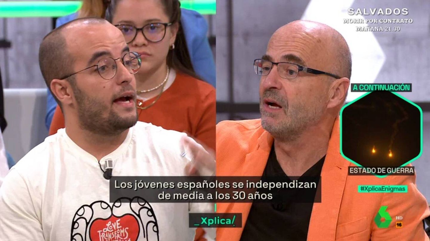 Juan Antonio Báez y Javier Díaz-Giménez en 'La Sexta Xplica'. (La Sexta)