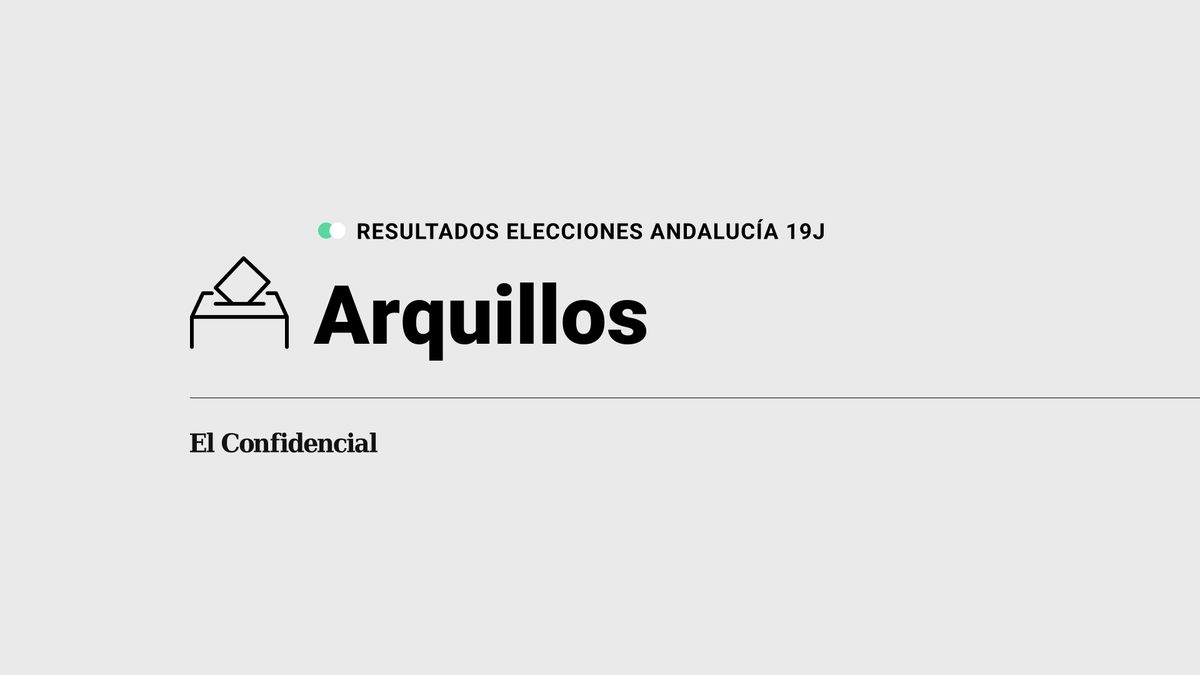 Resultados en Arquillos de elecciones en Andalucía 2022 con el escrutinio al 100%