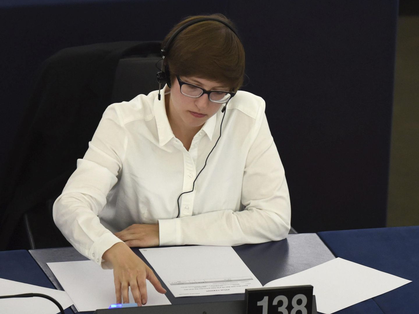 Julia Reda, eurodiputada alemana. (Reuters)
