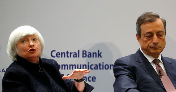 Foto: Janet Yellen y Mario Draghi (Reuters)