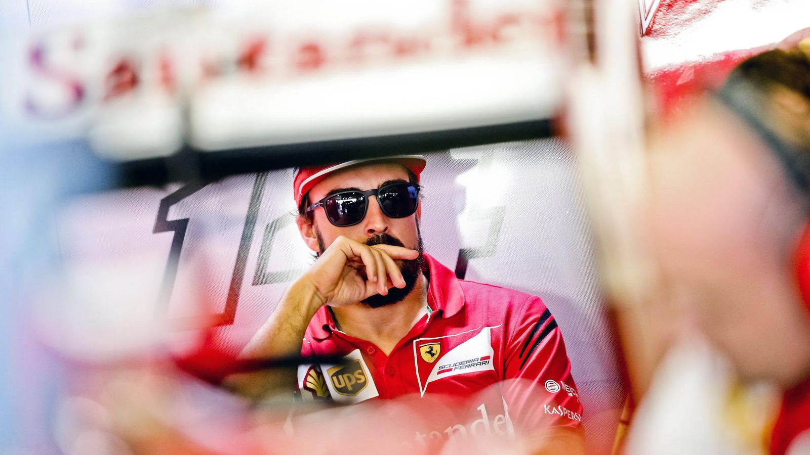 Foto: Fernando Alonso en su último gran premio con el rojo en su camiseta.