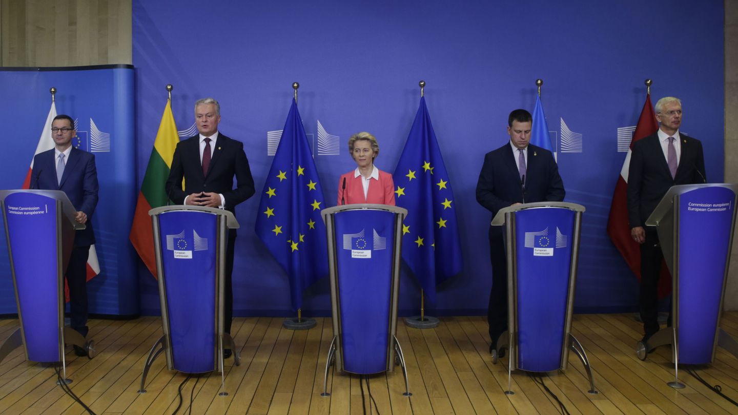 Líderes europeos en Bruselas. (EFE)