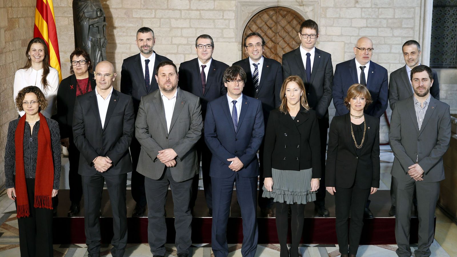 Foto: Toma de posesión del nuevo gobierno catalán. (EFE)