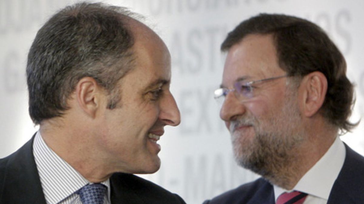 Las listas de Camps minan la moral de Rajoy y sus expectativas electorales