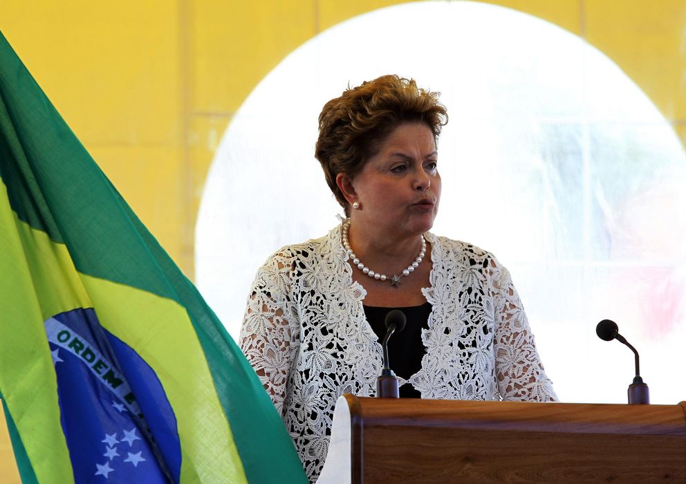 Foto:  La presidenta de Brasil, Dilma Rousseff