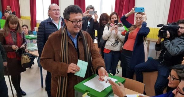 Foto: El candidato de VOX a la presidencia de la Junta de Andalucía, Francisco Serrano. (EFE)