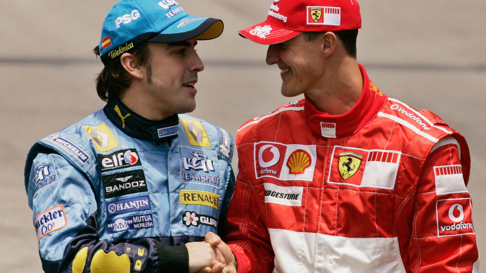 Foto: Schumacher fue su primer gran rival en la F1. (Reuters)