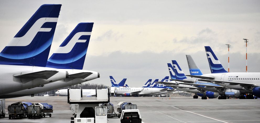 Varios aviones de la aerolínea finnair. (reuters)