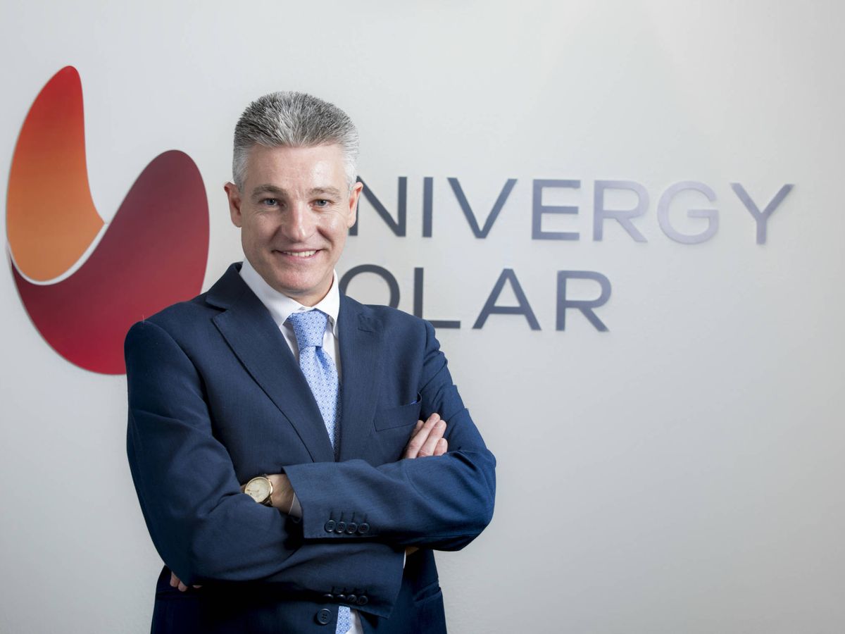 Foto: El consejero delegado de Univergy Solar, Ignacio Blanco.