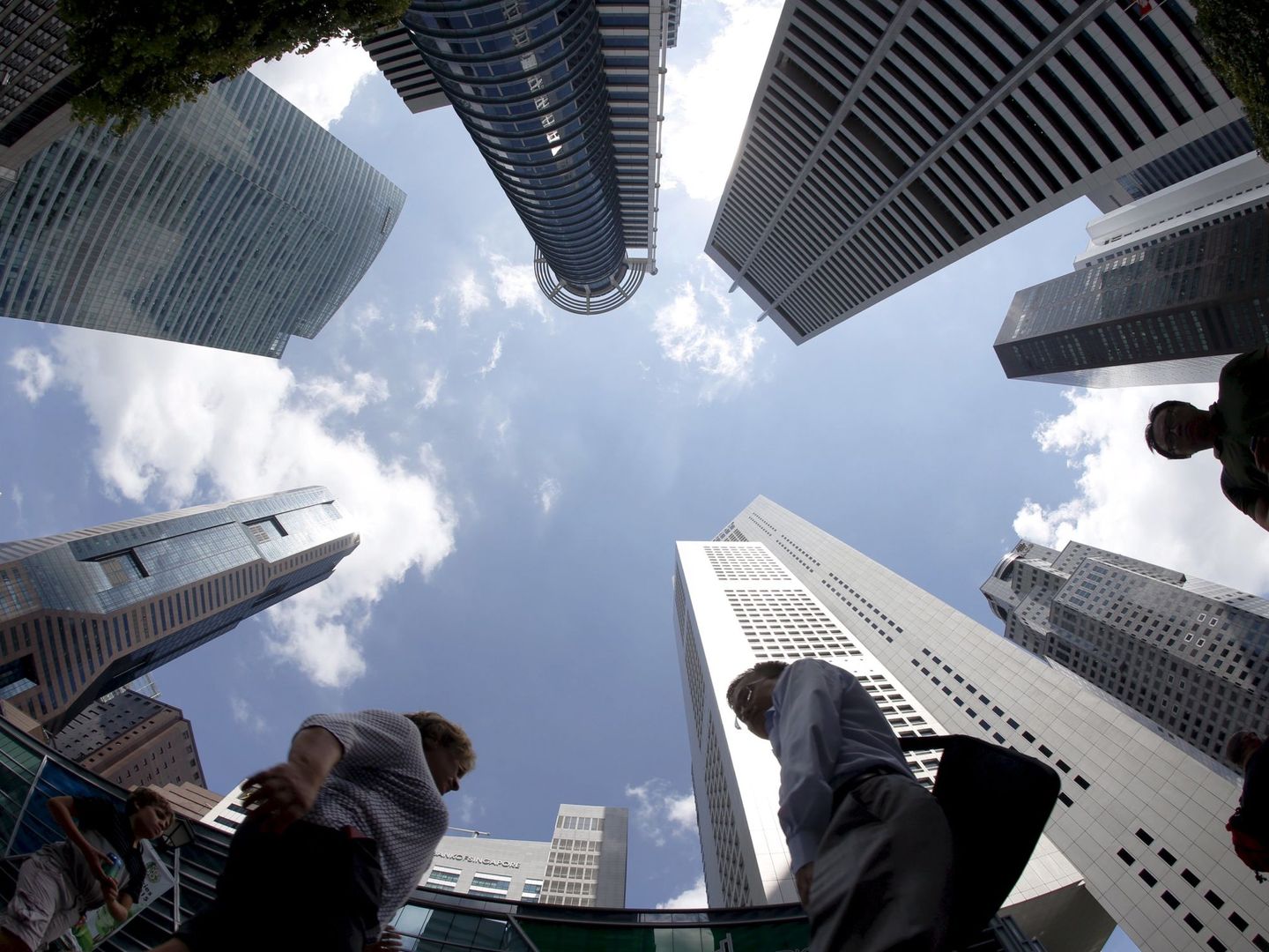 El centro financiero de Singapur. (Reuters)