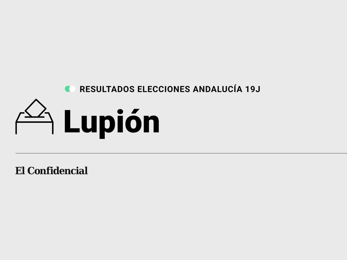 Foto: Resultados en Lupión, Jaén, de las elecciones de Andalucía 2022 este 19-J (C.C./Diseño EC)