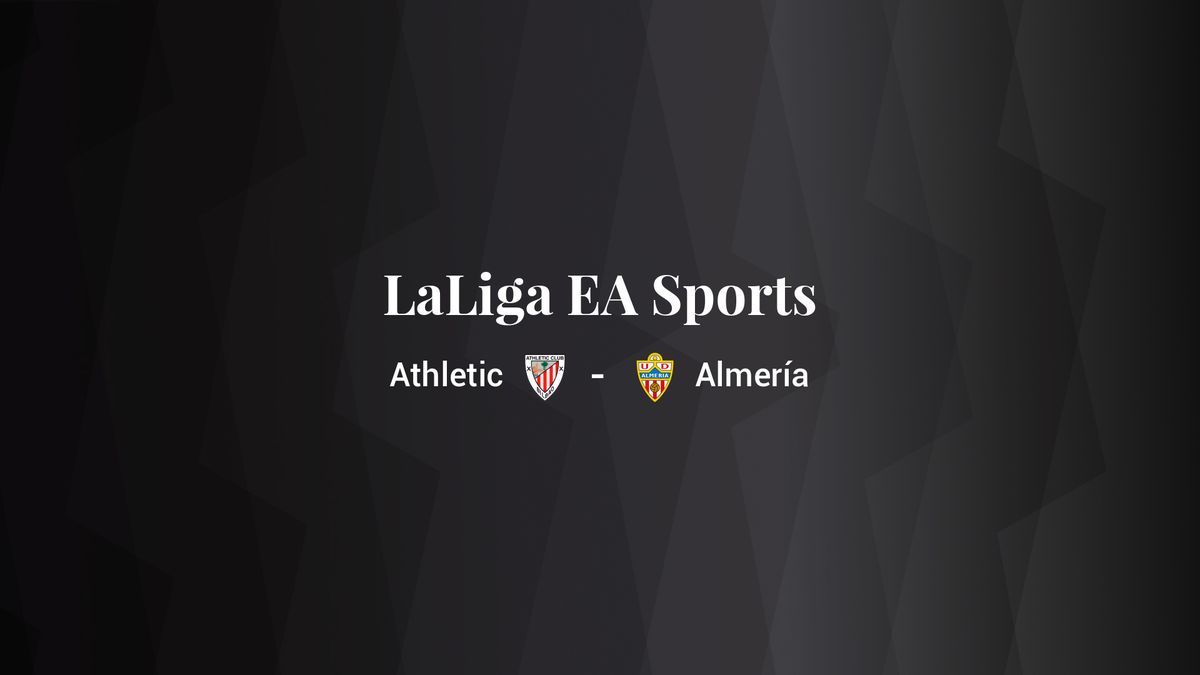 Athletic - Almería: resumen, resultado y estadísticas del partido de Primera División