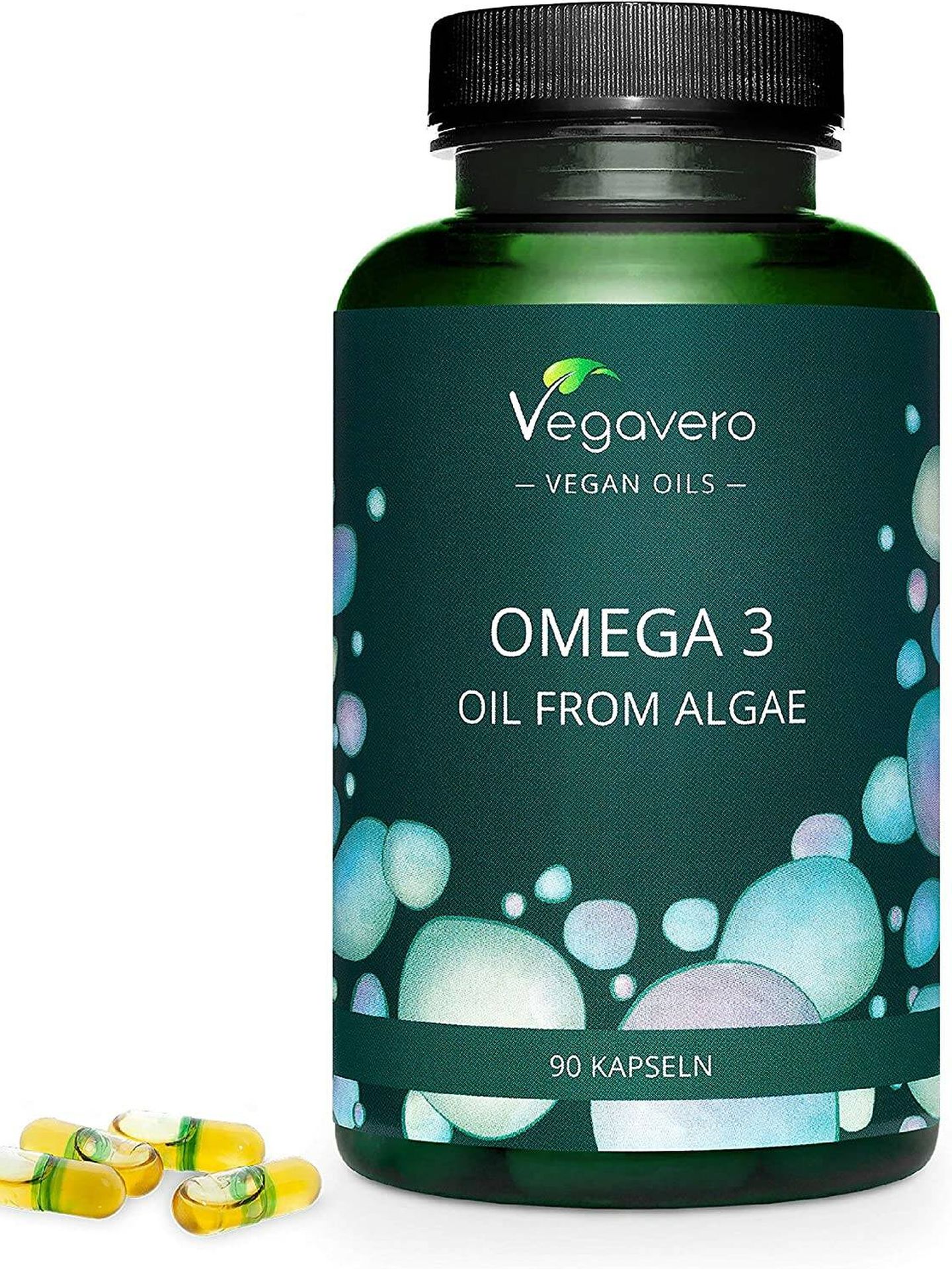 Vegavero Omega 3 a la venta en Amazon. (Cortesía)