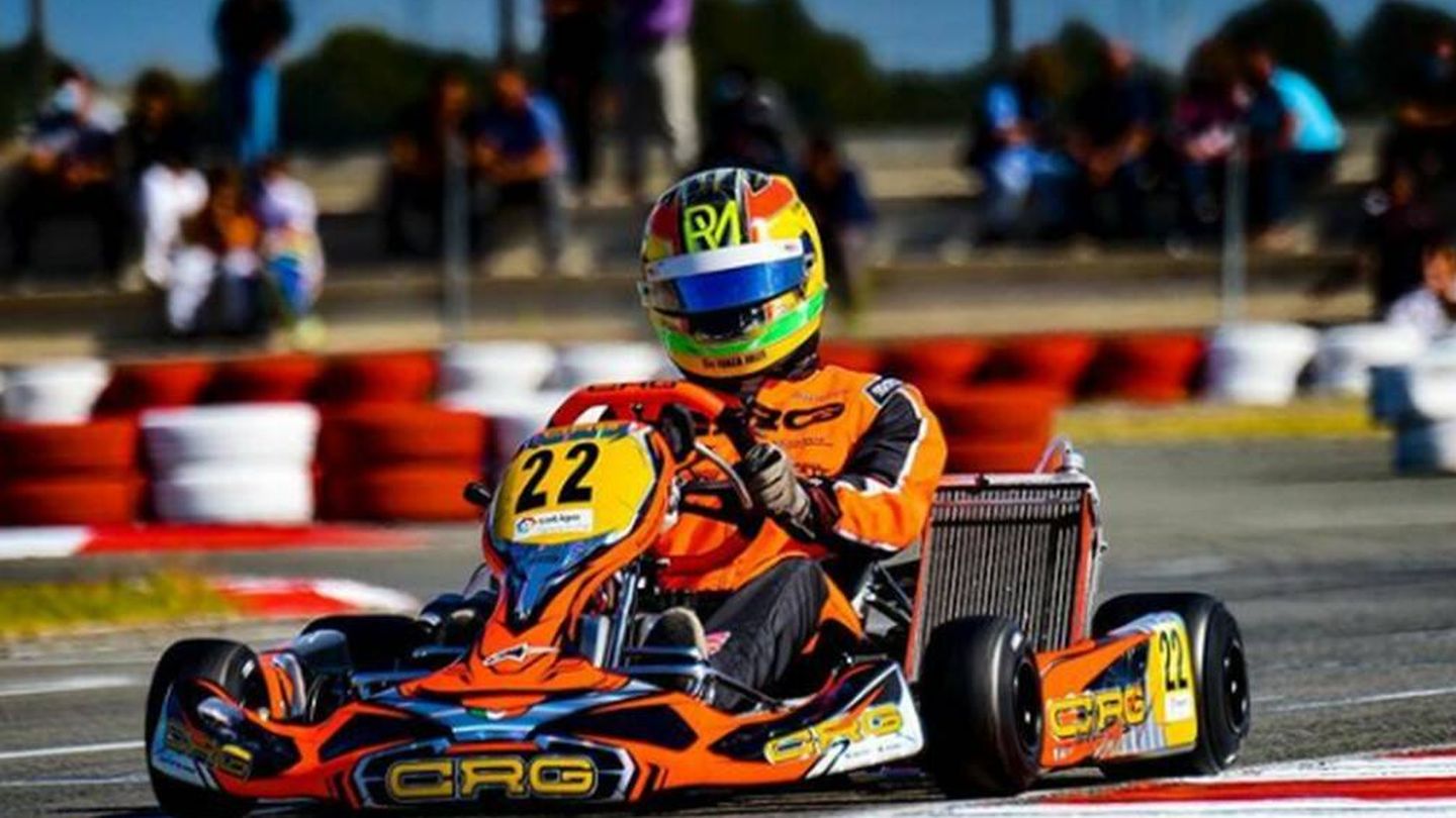 Roberto entrena en karting para preparar sus carreras de F2. (RM Instagram)