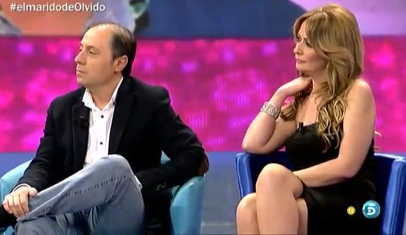 Jesús Atahonero y Olvido Hormigos, en una imagen del programa de Telecinco 'Abre los ojos y mira'