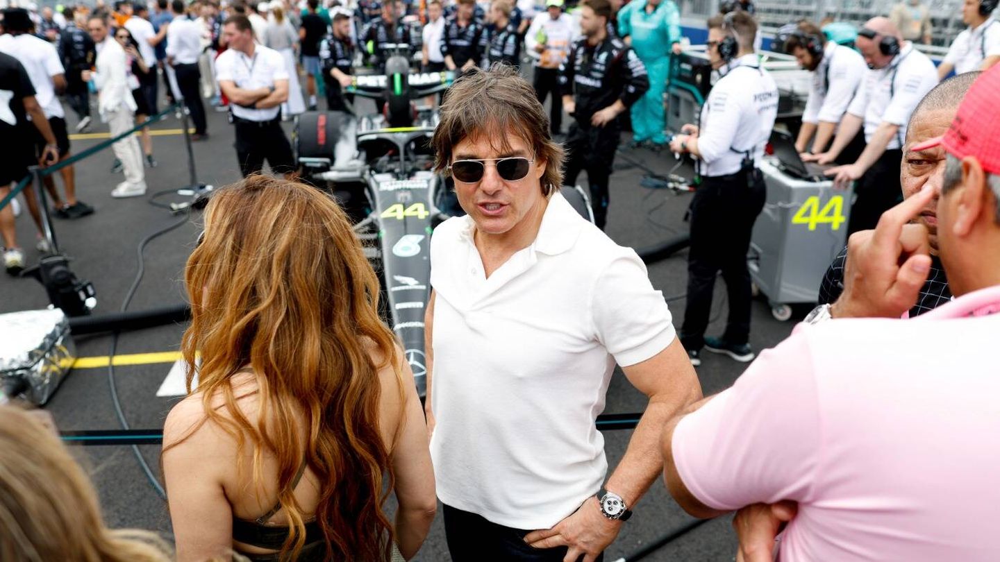 Shakira y Tom Cruise, protagonistas de la Fórmula Uno de Miami
