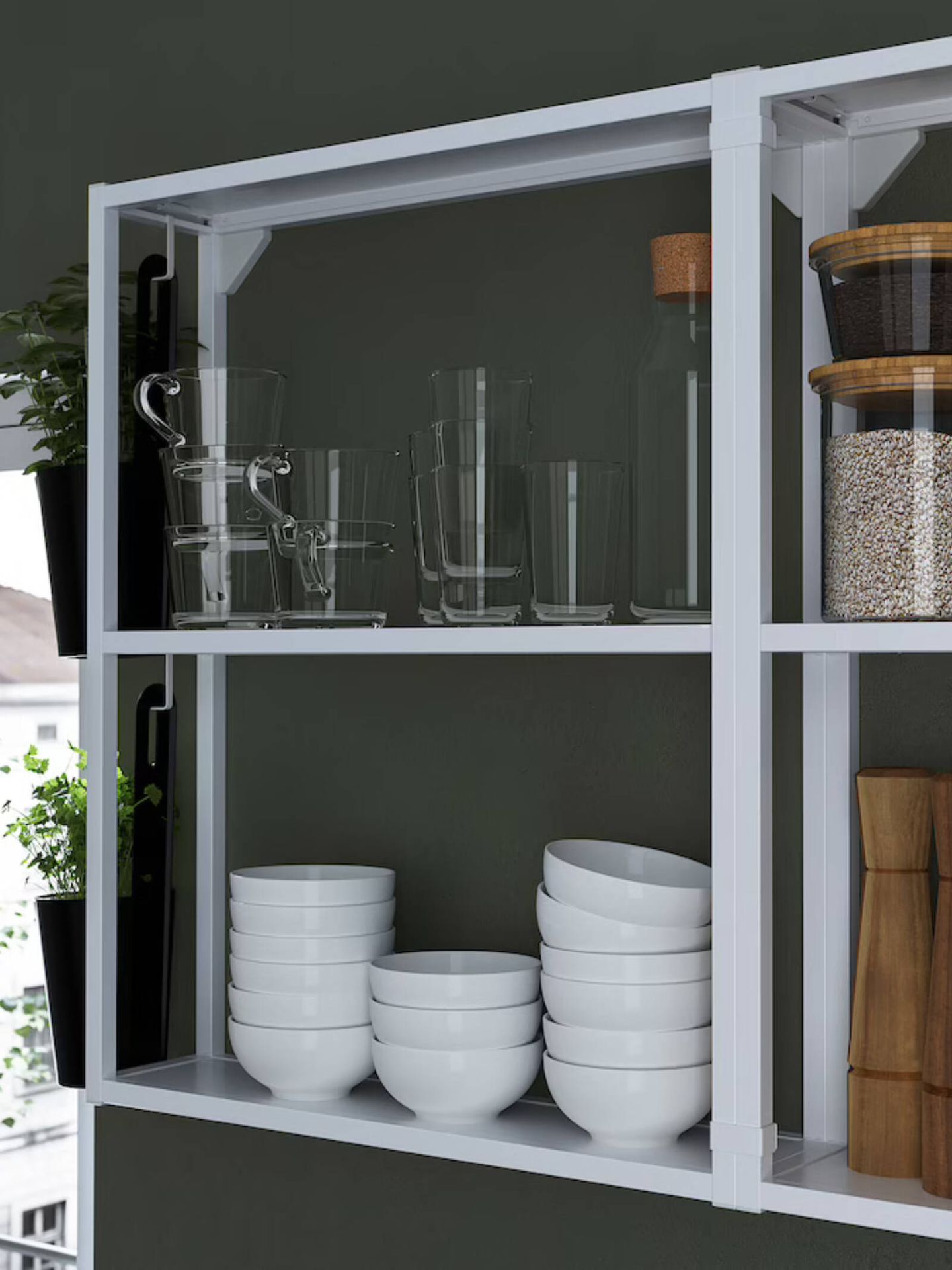 Soluciones de Ikea y Shein Home para cocinas pequeñas. (Cortesía/Ikea)