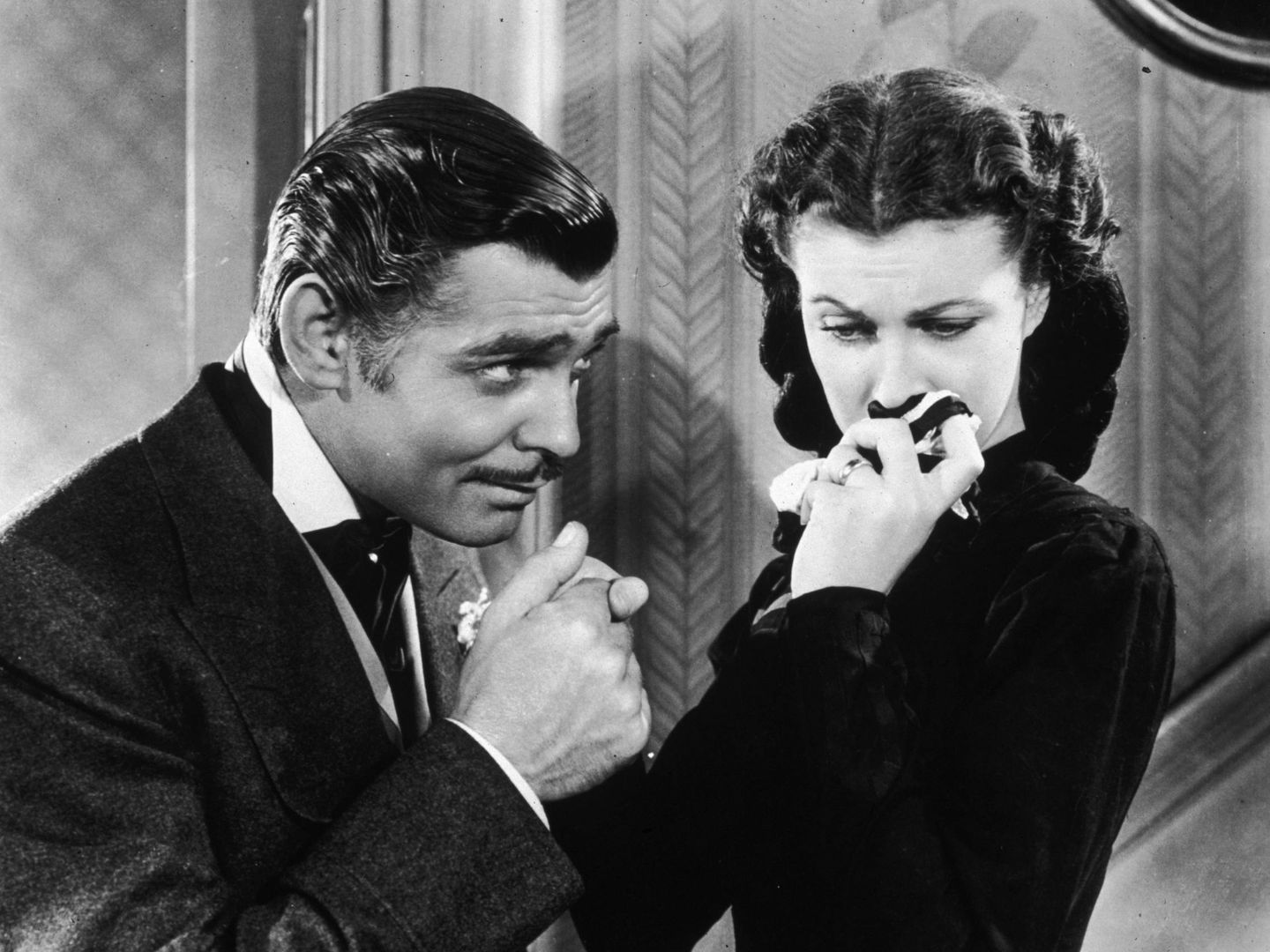 Clark Gable y Vivien Leigh en 'Lo que el viento se llevó'. (Getty)