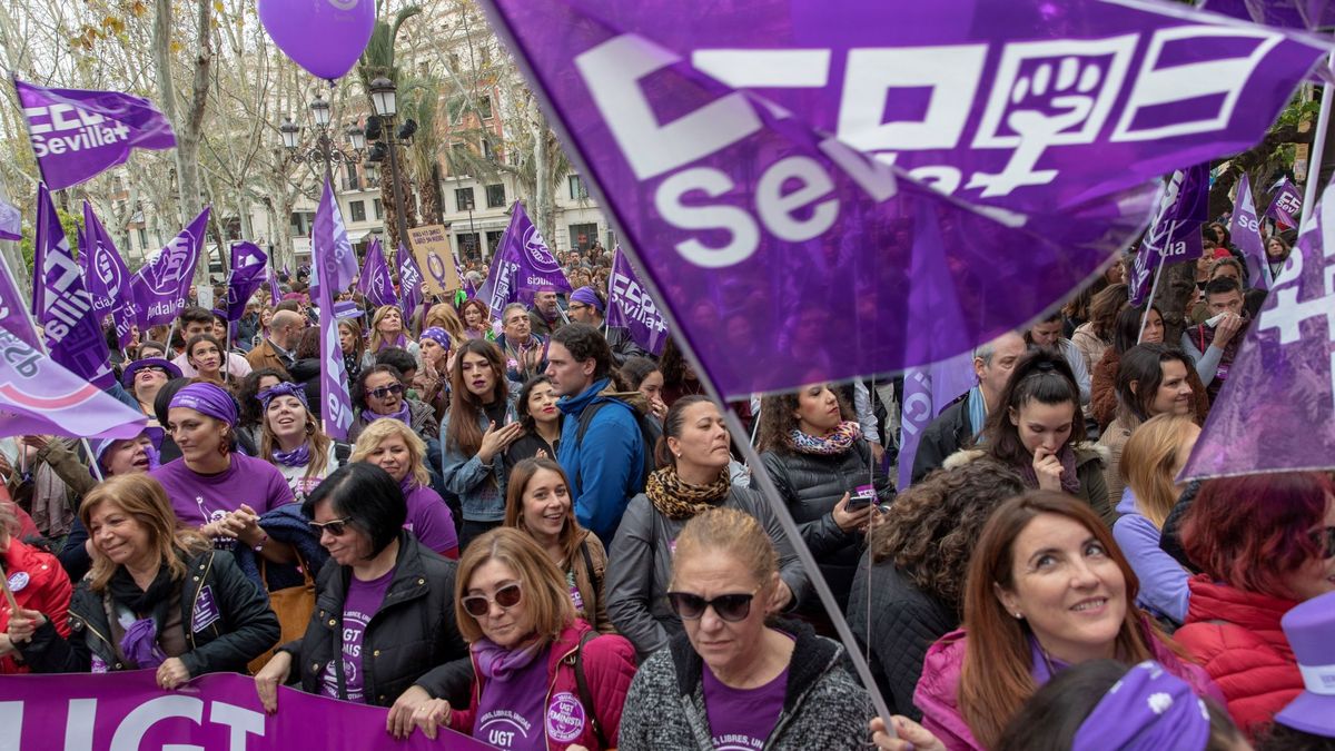 Manifestaciones del 8M en Andalucía: de la huelga en Sevilla a las 2 marchas en Granada