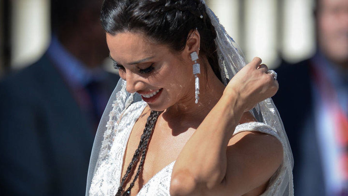 Pilar Rubio durante su boda. (EFE)