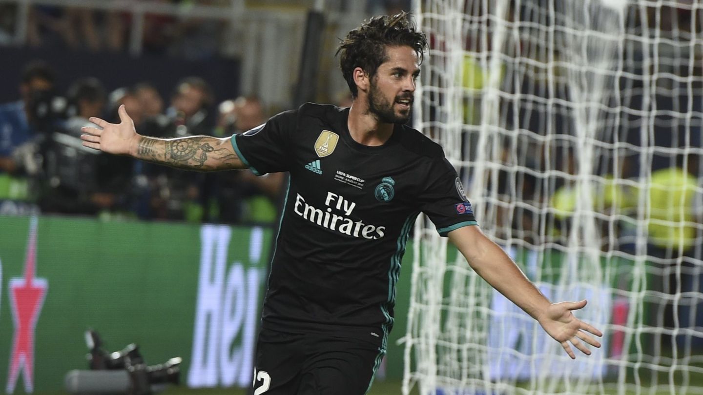 Isco marcó el 2-0 tras una gran jugada con Bale. (EFE)