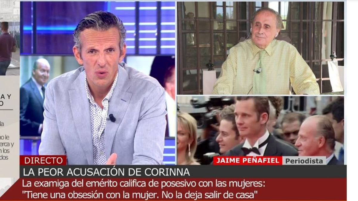 "Qué barbaridad": frenan a Jaime Peñafiel tras relacionar a Corinna con prostitución