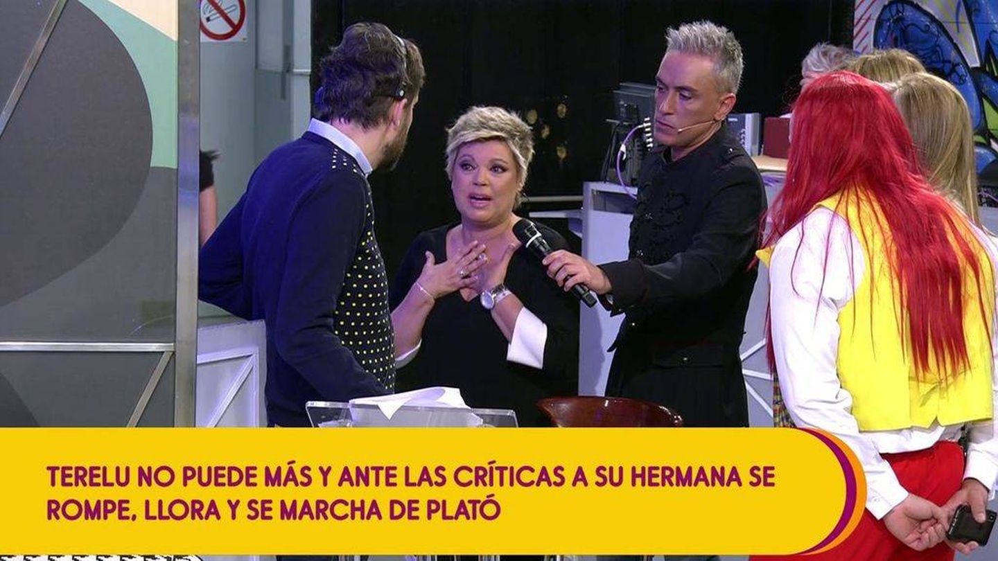 Terelu Campos explicando que no quiere volver a 'Sálvame'. (Mediaset España)