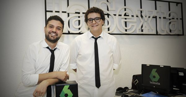 Foto: Facu Díaz y Miguel Maldonado, nuevos fichajes de 'Al rojo vivo'. (Atresmedia)