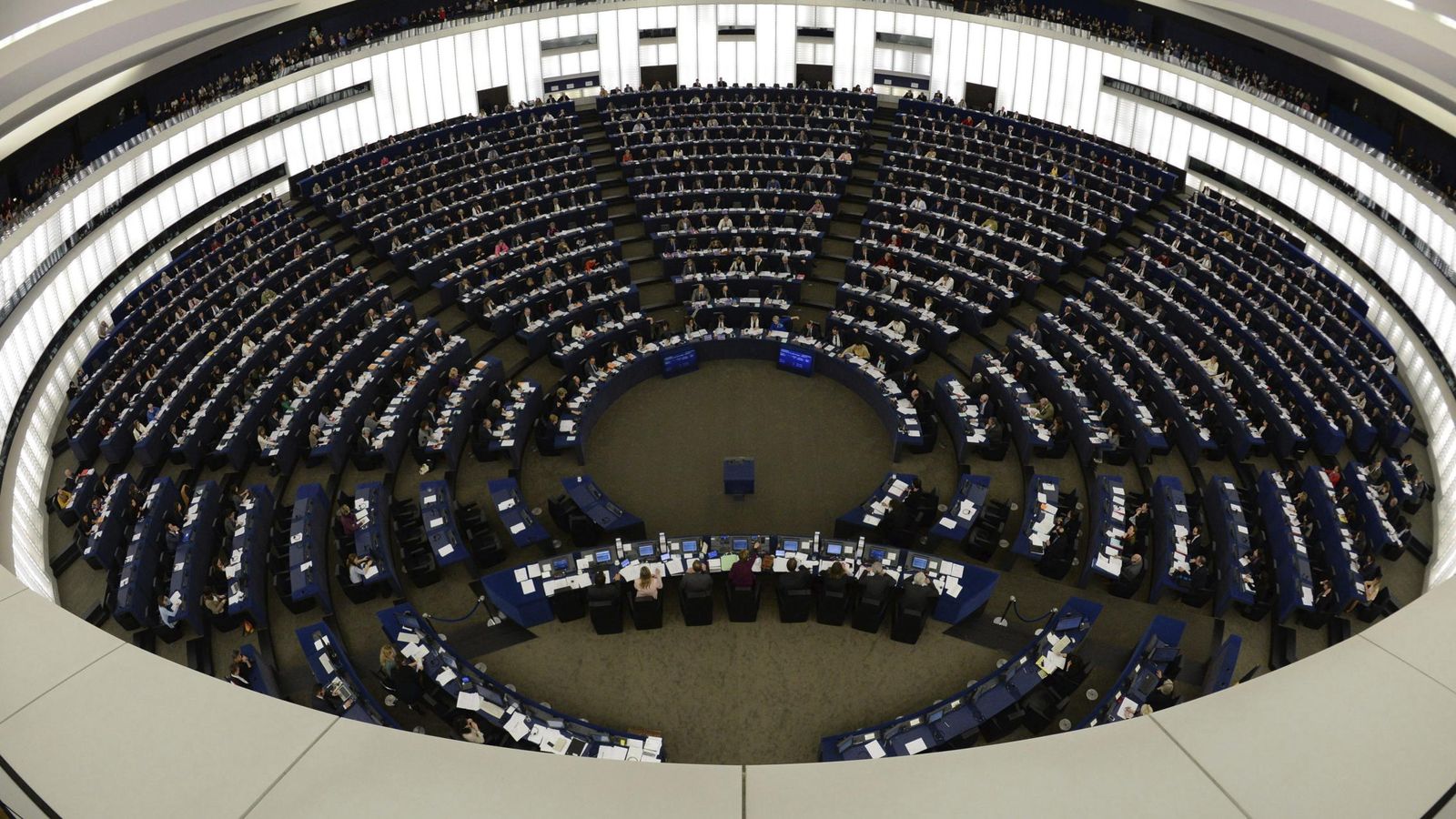 Foto: Sesión del Parlamento Europeo en Estrasburgo (EFE)