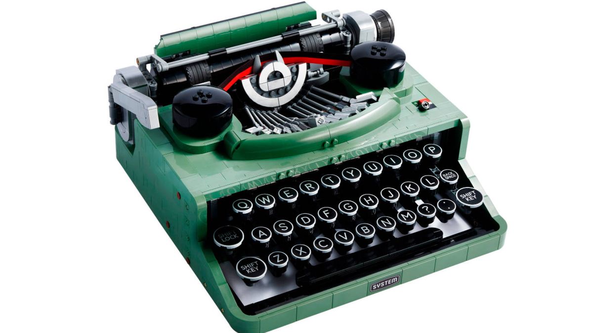 Lego pone a la venta una máquina de escribir real con más de  piezas