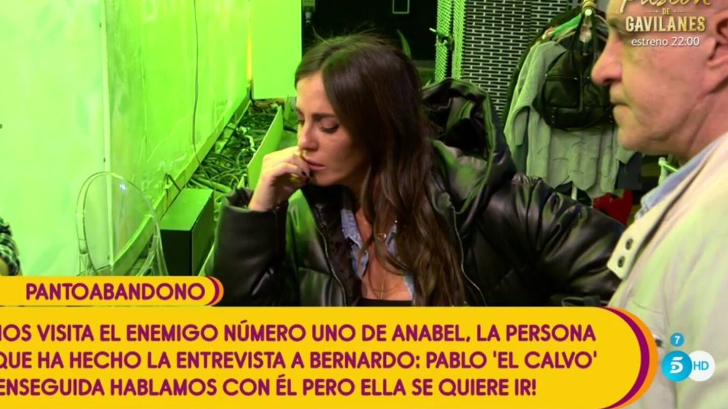 Anabel Pantoja en 'Sálvame'. (Mediaset España)