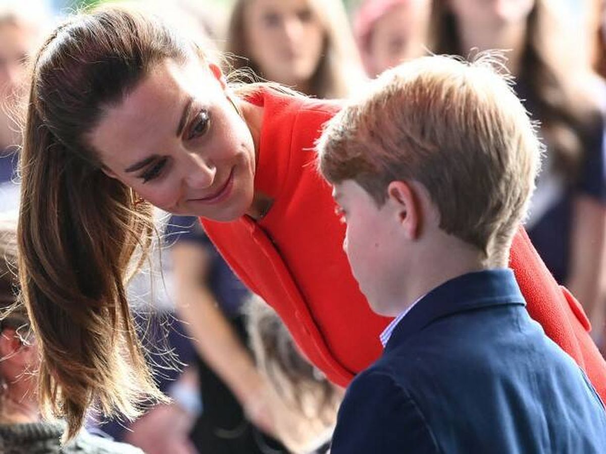 Foto: Kate Middleton y su hijo George, en una imagen de archivo. (Getty)