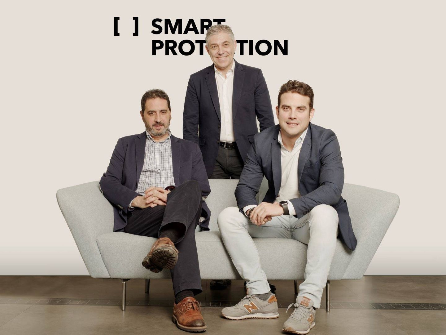 Los fundadores de Smart Protection: Manuel Moregal, Javier Perea, Javier Capilla