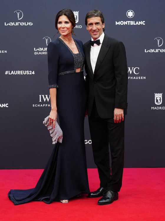 Mamen Sanz y Raúl González acuden a los Premios Laureus del Deporte 2024. (LP)