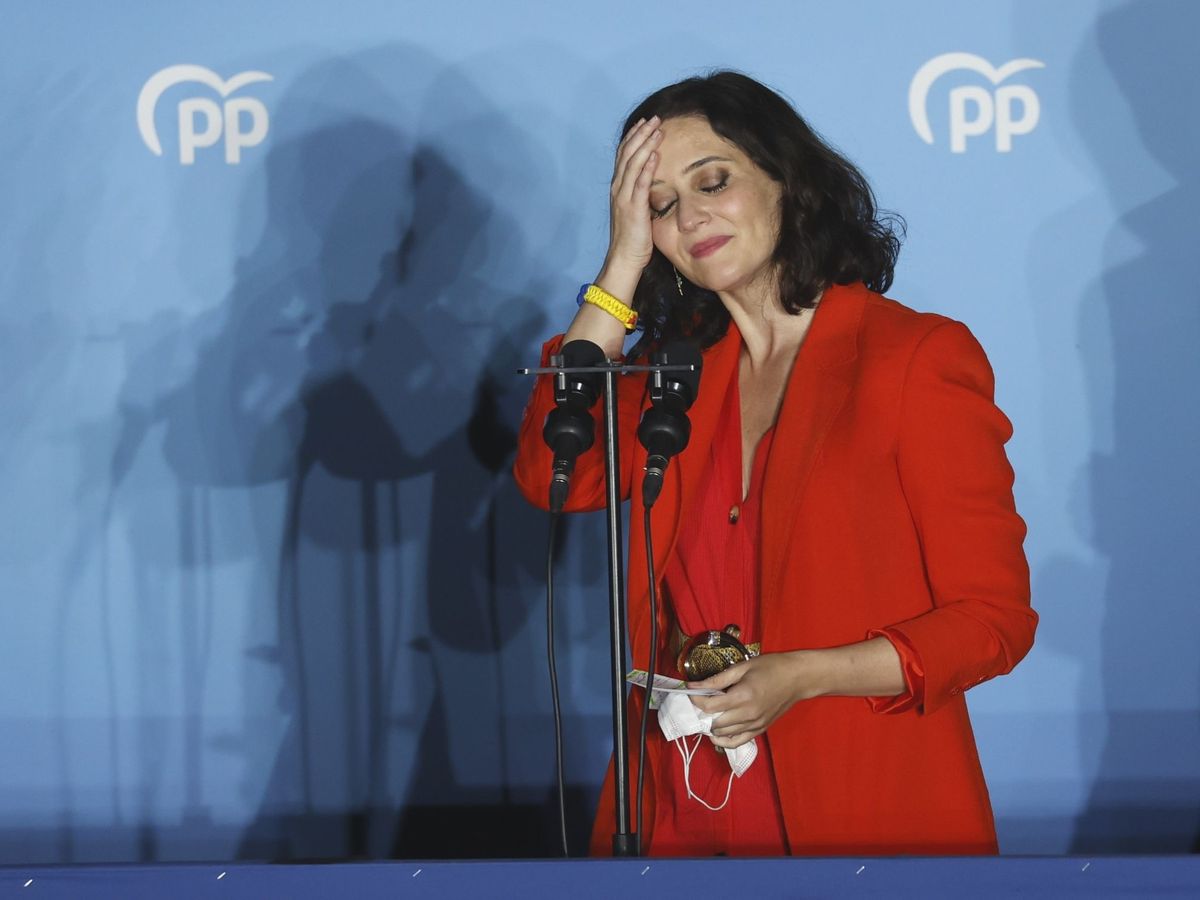 Foto:  La presidenta de la Comunidad de Madrid y candidata por el PP a la reelección, Isabel Díaz Ayuso. (EFE)
